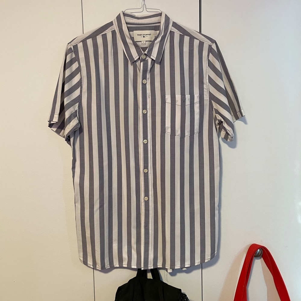 Modern Amusement Button-Up